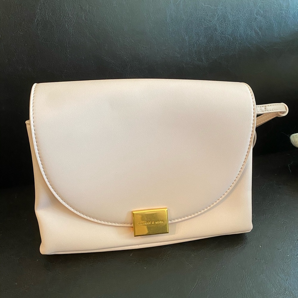 Charles Keith Pink Shoulder Bag